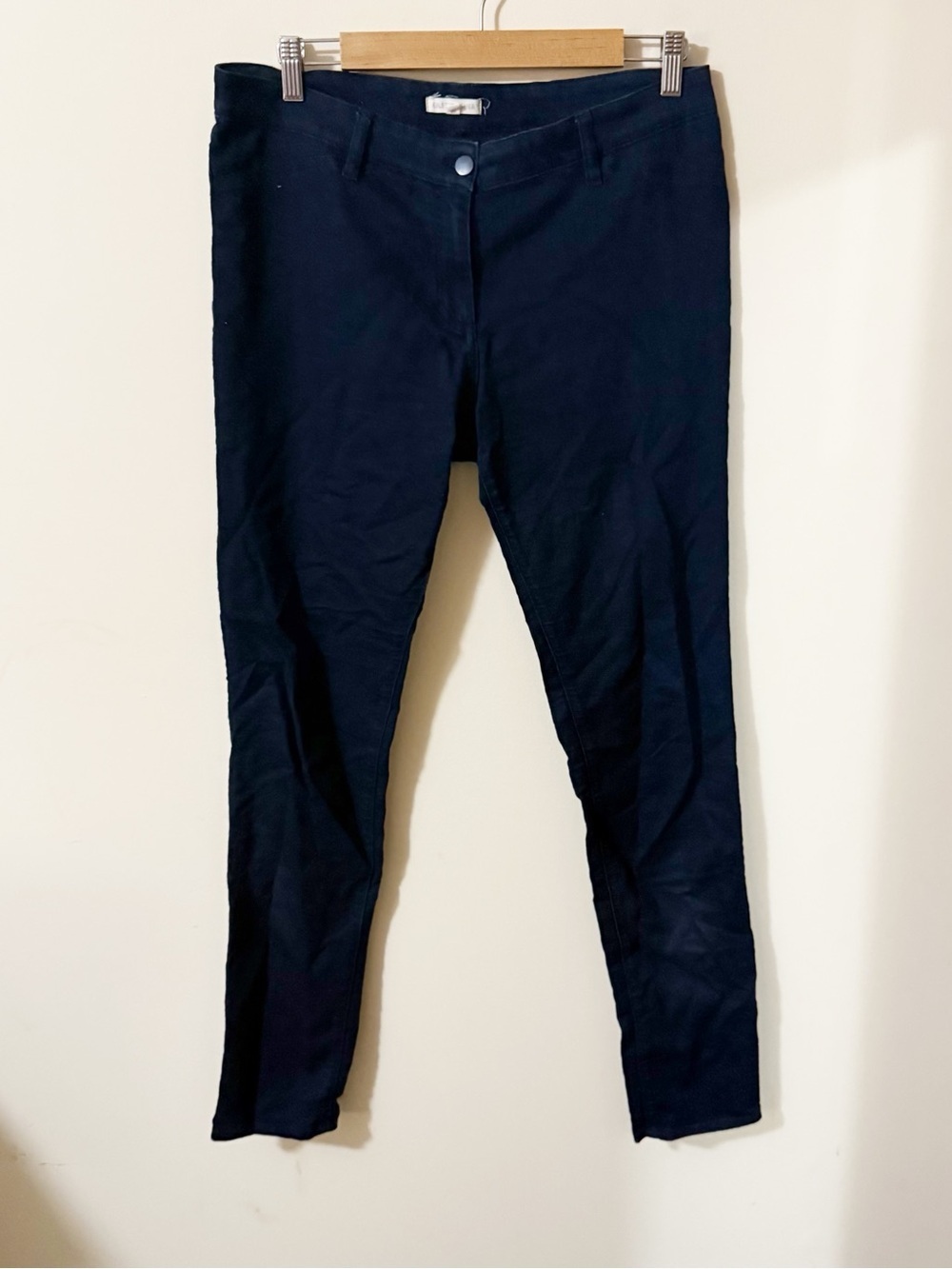 Eileen Fisher Womens Blue Pants Size 12 Pockets Office Casual Preppy